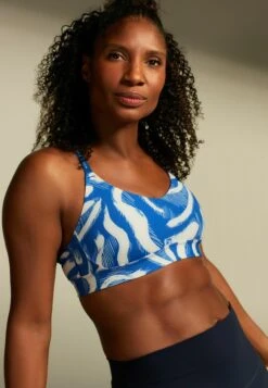 Next Run Crop Standard - Bustier - Blue Print