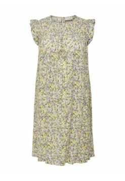 ONLY CARMAKOMA Curvy Rüschenärmel - Jurk - Cloud Dancer -Ulla Popken Winkel 035a5553bf1a4ec29e45097fa0d5f0ff