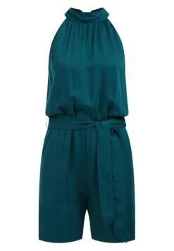 WE FASHION Met Ceintuur - Jumpsuit - Green -Ulla Popken Winkel 03a9dfc77df54fb2aea52831f174e264