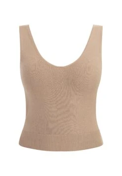 Faina Tank - Top - Beige -Ulla Popken Winkel 047de543ac29468c85dc685c84c721f5