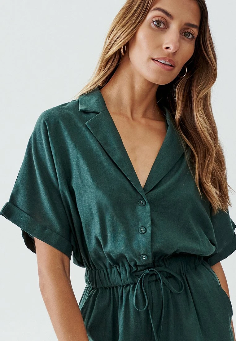 Calli Conscious- Jumpsuit - Emerald 5 Calli Conscious- Jumpsuit - Emerald - Afbeelding 5