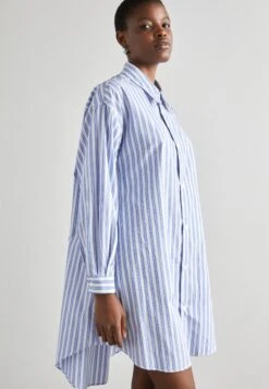 MM6 Maison Margiela Dress - Blousejurk - Blue/White