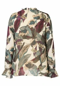 MORE&MORE Blã¤Tterprint - Blouse - Mehrfarbig -Ulla Popken Winkel 0775a0e329c943b88bda7e7d83bf21a9