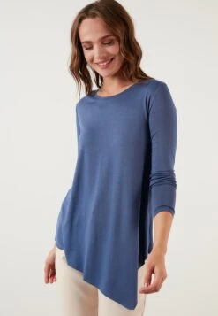 LELA Slim Fit - Longsleeve - Indigo -Ulla Popken Winkel 08adb03d06b84d92969e604e311b11ce