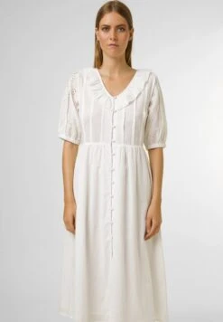 FRNCH Anja - Jurk - Blanc -Ulla Popken Winkel 08e4cef44db74258806d42f9dc18d9b2