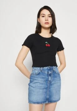 Even&Odd T-Shirt Print - Black -Ulla Popken Winkel 0aa2d89556264420bee9c4e3f1b38902