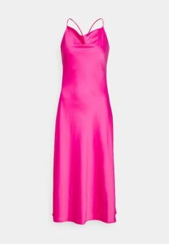 Yasdotteacross Strap Midi Dress - Cocktailjurk - Fuschia Purple -Ulla Popken Winkel 0ae28d5c4abf47a4afc4d0070e0d00ce