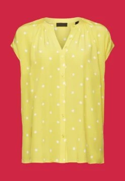 ESPRIT Kurzarm Mit Print - Overhemdblouse - Light Yellow -Ulla Popken Winkel 0c12c743212e4902a3a0ef087aa89fd7