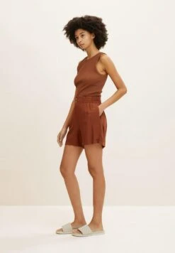 TOM TAILOR Denim Shorts - Nut Brown -Ulla Popken Winkel 0cd57f6d6498496d958cbbddde5e7b55