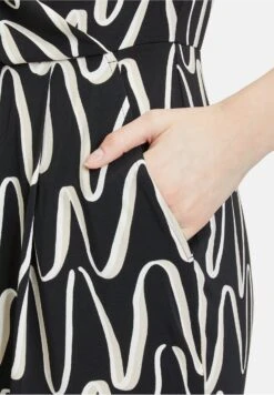 Betty Barclay Mit Eingrifftaschen - Jumpsuit - Schwarz/Weiß -Ulla Popken Winkel 0d92ad9dfc7c46688d08ef5b5e915313