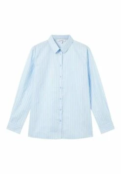 Striped - Overhemdblouse - Azzurro -Ulla Popken Winkel 1020f83bb60647b7bf5bc9bac3826cab