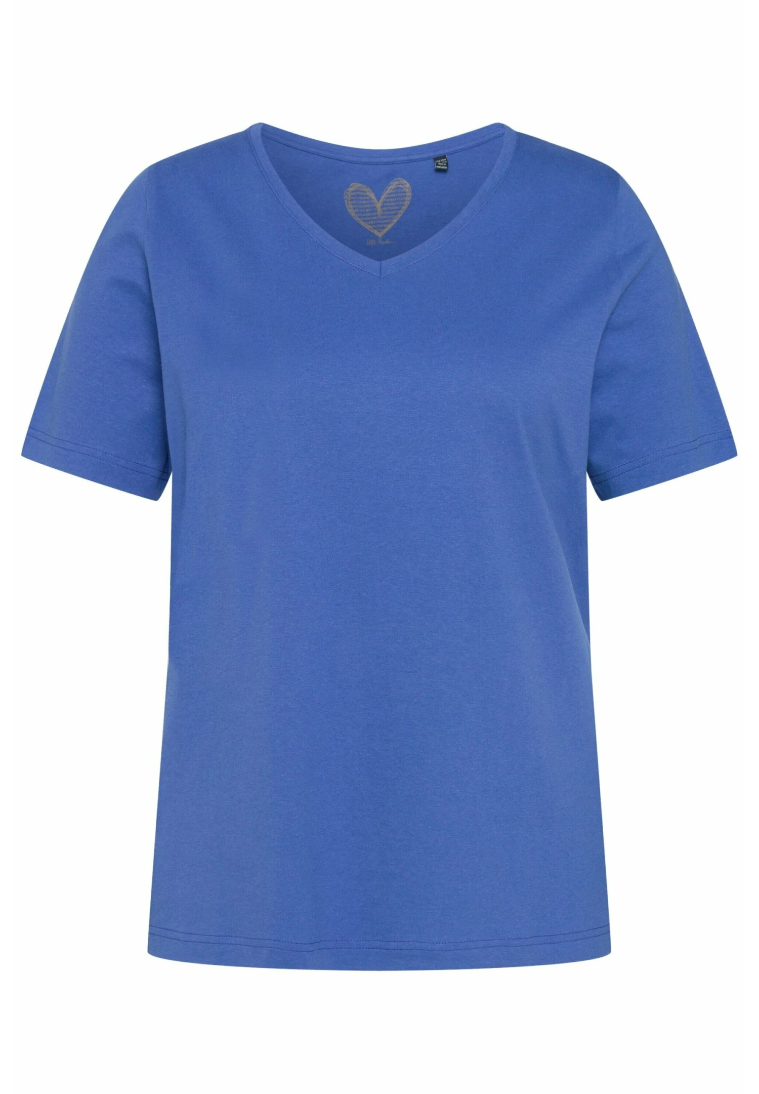 Ulla Popken T-Shirt Basic - Turquoise Green 5 Ulla Popken T-Shirt Basic - Turquoise Green - Afbeelding 5