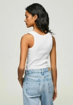 Pepe Jeans Basic Winona - Top - White 6 Pepe Jeans Basic Winona - Top - White -Ulla Popken Winkel 122eb6ba7a1d43edb4dabece68d96fbc