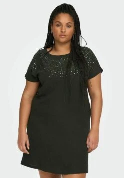 ONLY CARMAKOMA Curvy Pailletten - Jurk - Rosin