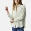 Lexington Edith Oxford - Overhemdblouse - Green White Stripe