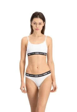 Puma 2 Pack - String - White -Ulla Popken Winkel 17f443722f3b4e569edc17aef9b34a6d