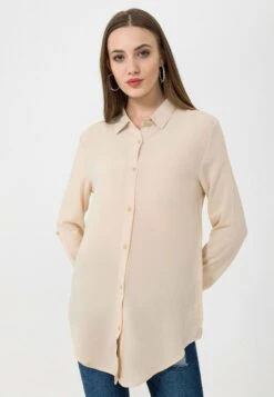 Overhemdblouse - Cream -Ulla Popken Winkel 181fc048f39c4490bb5faadc3cea8267