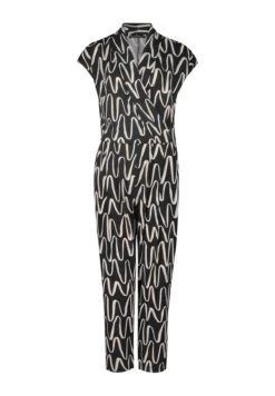 Betty Barclay Mit Eingrifftaschen - Jumpsuit - Schwarz/Weiß -Ulla Popken Winkel 18fb03bf510f4afcad4a240806228e10