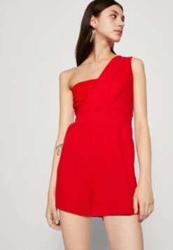 Wal G Lula One Shoulder - Jumpsuit - Red -Ulla Popken Winkel 1b921000c7ff4591afb5cde970f04f27