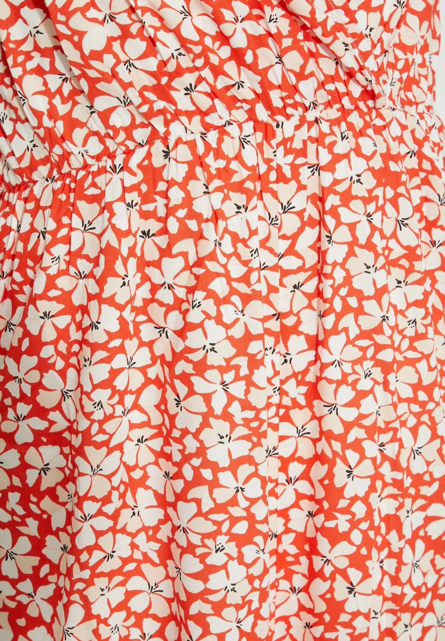 Printed Halter Neck- Jumpsuit - Orange 7 Printed Halter Neck- Jumpsuit - Orange - Afbeelding 7