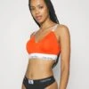 Lined Bralette Full Cup - T-Shirt Bh - Spicy Orange