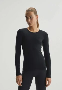 Oysho Seamless - Hemd - Black