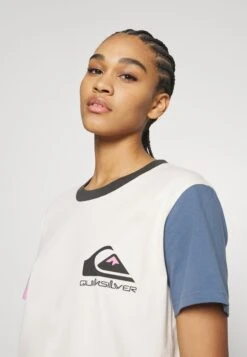 Quiksilver Tee Dress - Jerseyjurk - White -Ulla Popken Winkel 20859174631d4ee2883752bfb7602b2b