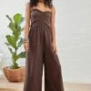 Next Bandeau Culotte Standard - Jumpsuit - Chocolate Brown