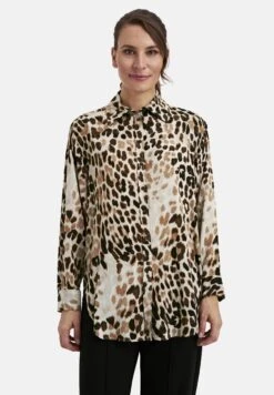 With Collar And Cuff - Overhemdblouse - Camel