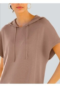 Gebreide Jurk - Taupe -Ulla Popken Winkel 26088210e0194060aacd0117a177960d