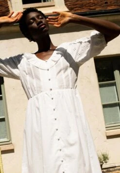 FRNCH Anja - Jurk - Blanc -Ulla Popken Winkel 283773a057e447b2bb43f884516a0d1a