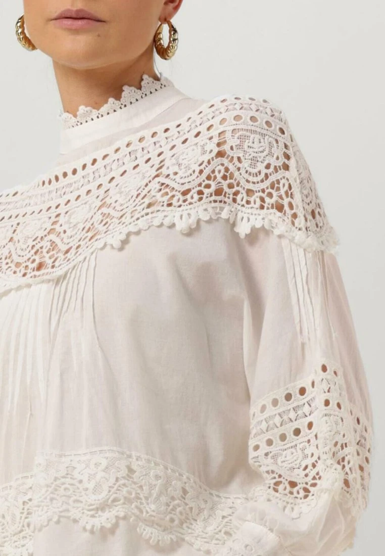 Amaya Amsterdam Meghan - Blouse - Wit 3 Amaya Amsterdam Meghan - Blouse - Wit - Afbeelding 3