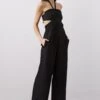BCBGMAXAZRIA Cocktail Cady- Jumpsuit - Black Beauty