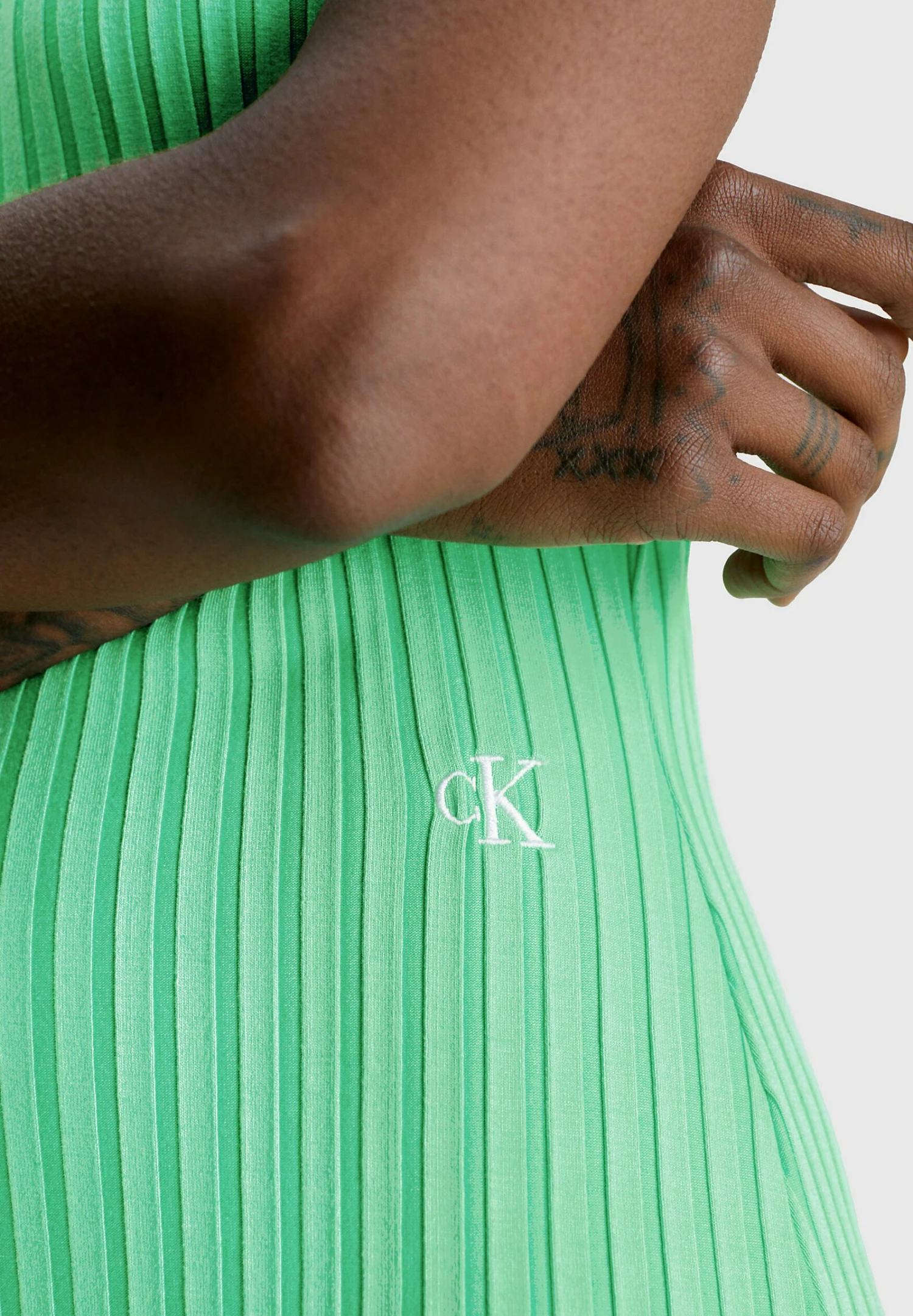 Calvin Klein Jeans Zipper Elongated - Etui-Jurk - Neptunes Wave 4 Calvin Klein Jeans Zipper Elongated - Etui-Jurk - Neptunes Wave - Afbeelding 4