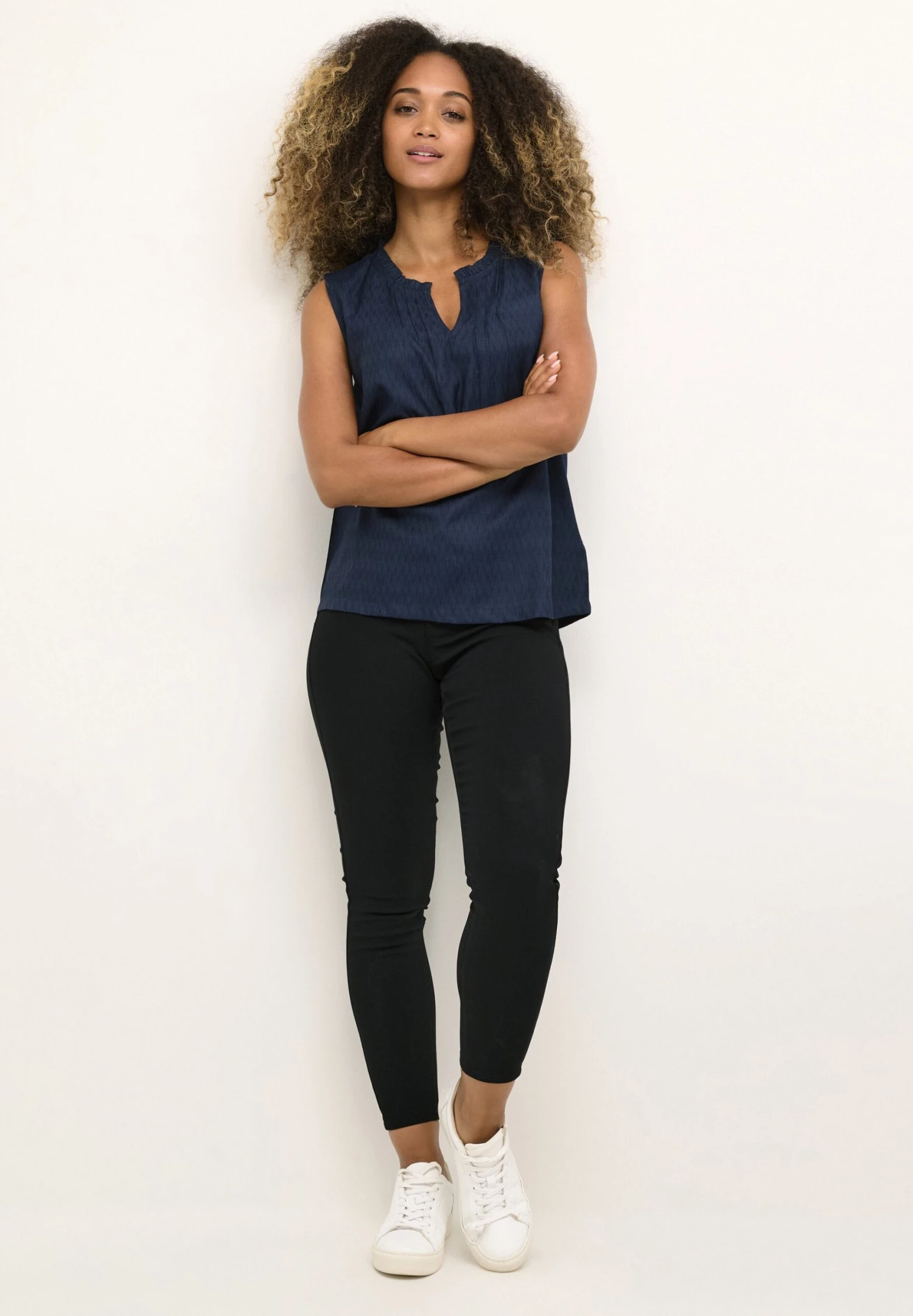 Cream Crliselin- Blouse - Total Eclipse 2 Cream Crliselin- Blouse - Total Eclipse - Afbeelding 2