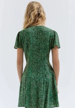 Ikks With V-Neck - Jurk - Green -Ulla Popken Winkel 2ab0d27472ad49cbb59889ee8677123d