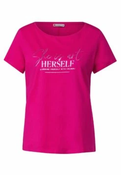 STREET ONE Mit Partprint - T-Shirt Print - Pink 8 STREET ONE Mit Partprint - T-Shirt Print - Pink -Ulla Popken Winkel 2ac5a35e9c2f40ffa9792a624e89bd9a