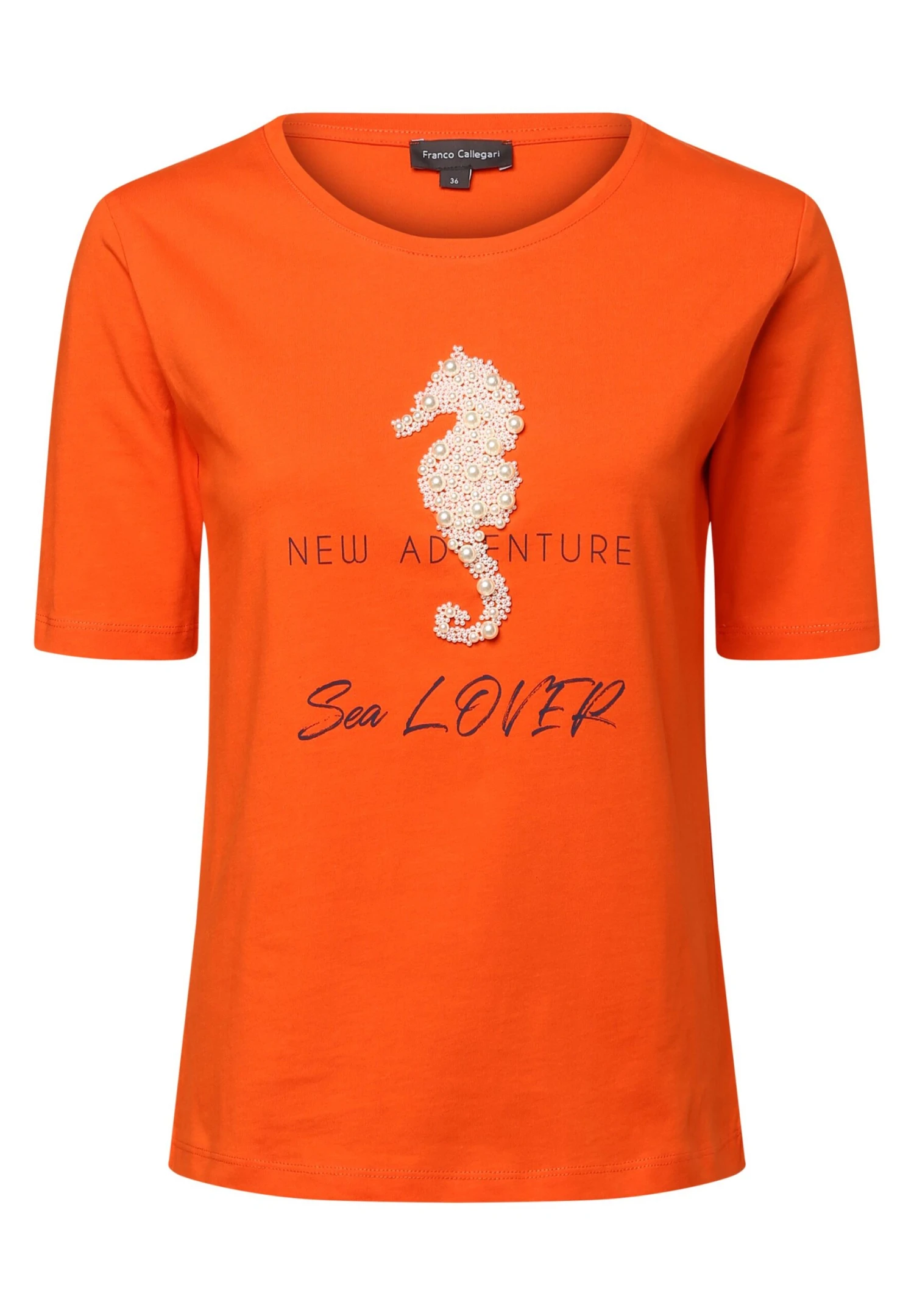 T-Shirt Print - Orange 1 T-Shirt Print - Orange