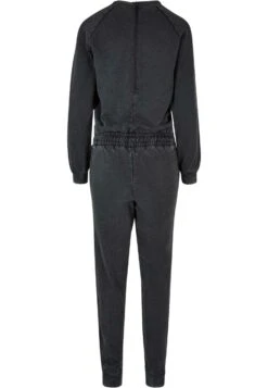 URBAN CLASSICS Long Sleeve Terry J - Jumpsuit - Black -Ulla Popken Winkel 2bf4c230bd4c4975bf181ec12a3d017c
