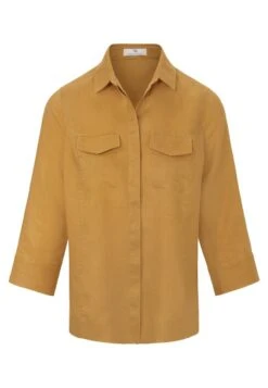 Overhemdblouse - Corn Yellow -Ulla Popken Winkel 2c639539ad9447e5935ed03dfd06e971