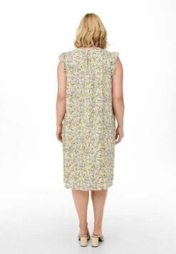 ONLY CARMAKOMA Curvy Rüschenärmel - Jurk - Cloud Dancer -Ulla Popken Winkel 2da12be9e49a4b4b94e7c7e10356524e