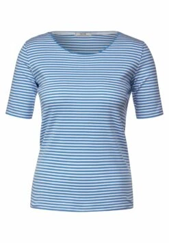 Cecil Mit Streifenmuster - T-Shirt Print - Blau -Ulla Popken Winkel 2e6f90c57ba14a6e9f487e9de480c6c4