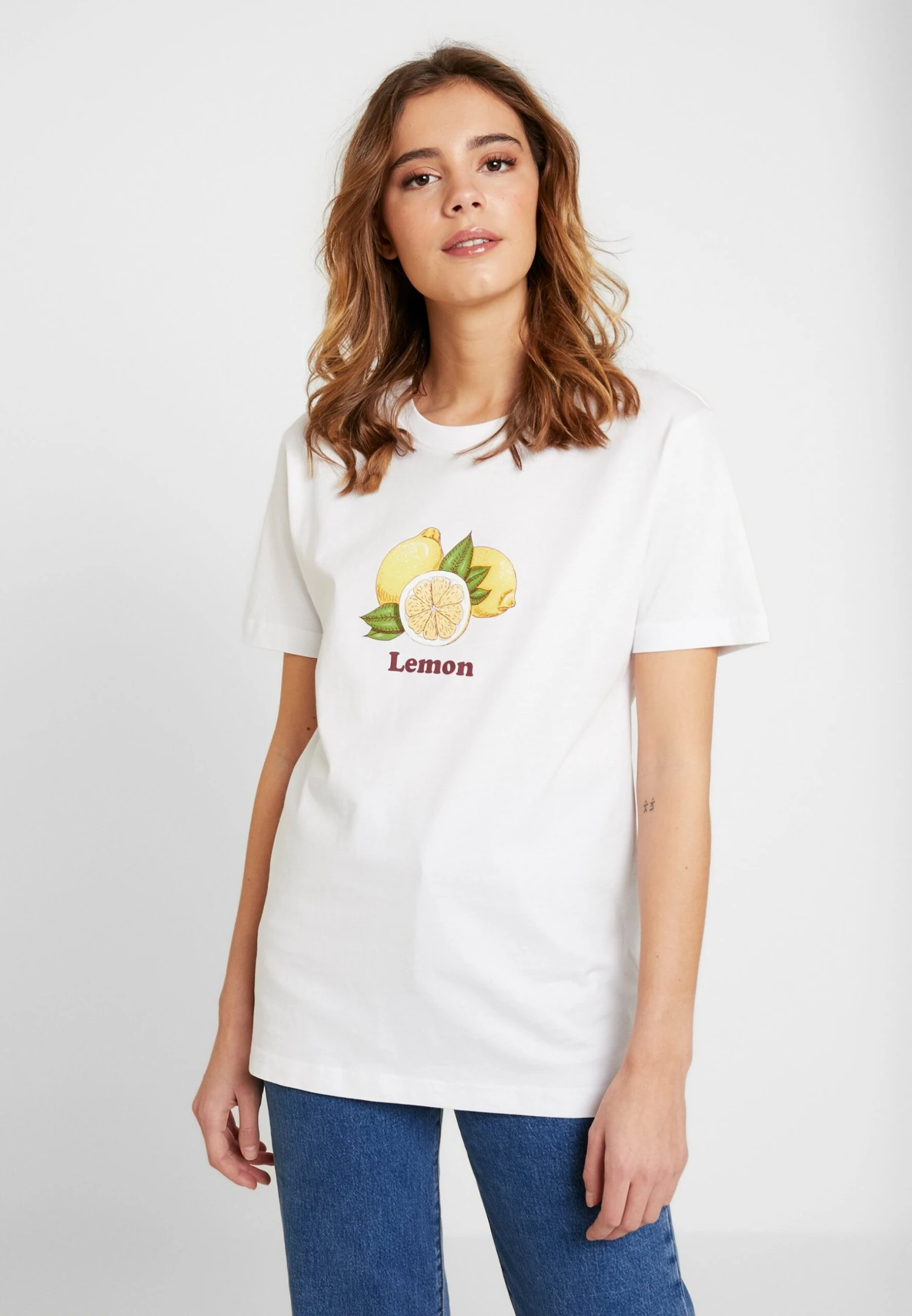 Mister Tee Ladies Lemon Tee - T-Shirt Print - White 1 Mister Tee Ladies Lemon Tee - T-Shirt Print - White