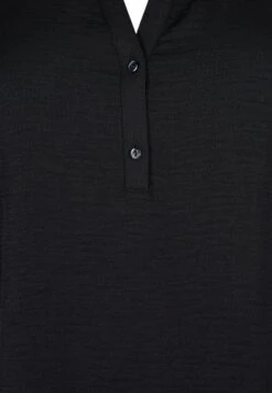 Zizzi Long Sleeved - Blouse - Black -Ulla Popken Winkel 31538707e6a6435294e807a755847362