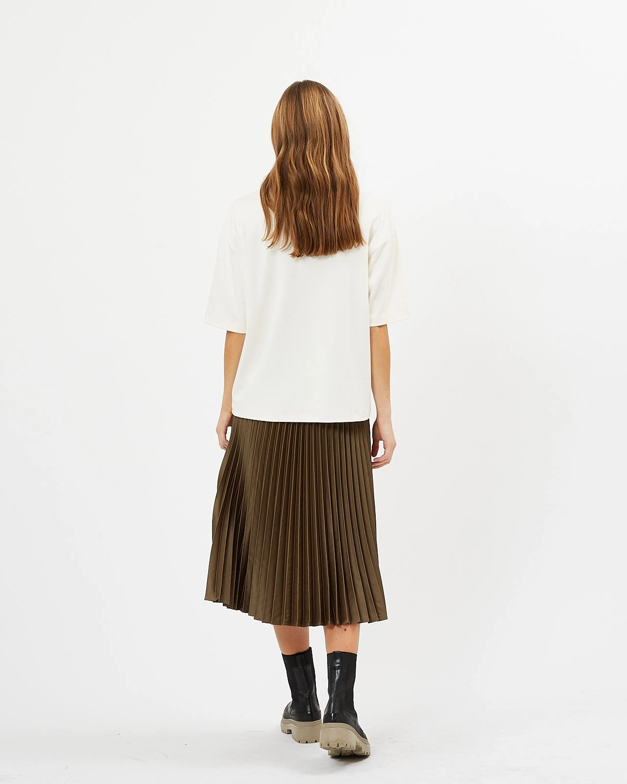 Minimum Aarhusi - T-Shirt Basic - Broken White 3 Minimum Aarhusi - T-Shirt Basic - Broken White - Afbeelding 3