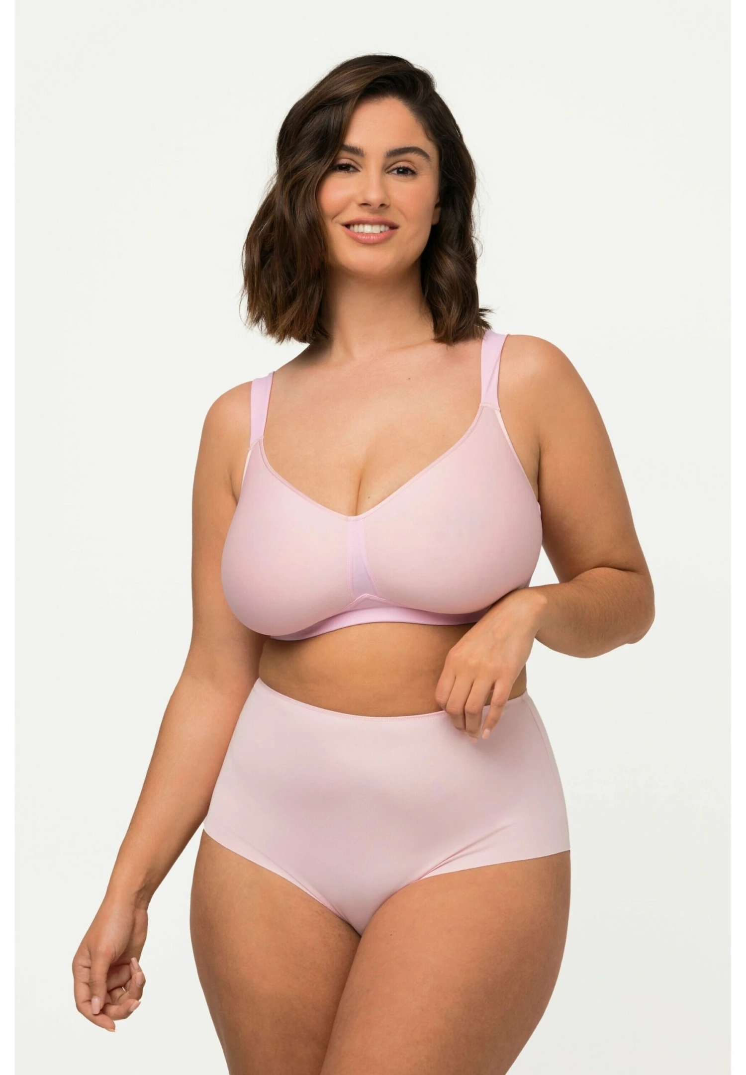 Ulla Popken T-Shirt Bh - Rose Fuchsia Pâle 1 Ulla Popken T-Shirt Bh - Rose Fuchsia Pâle