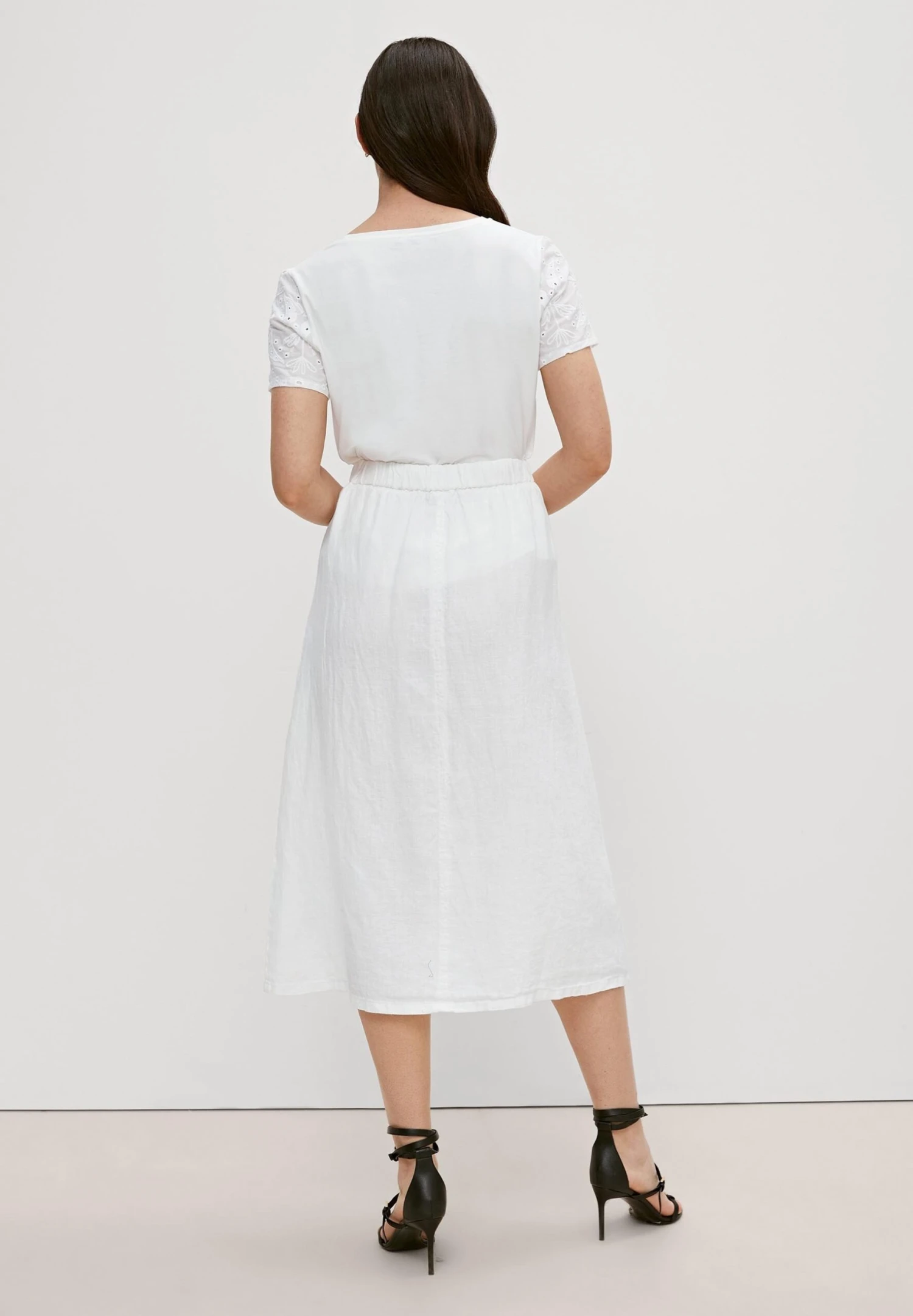 Comma Mit Details - T-Shirt Print - Off White 3 Comma Mit Details - T-Shirt Print - Off White - Afbeelding 3