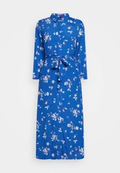 Pieces Pcnikita April Midi Dress - Blousejurk - Mazarine Blue -Ulla Popken Winkel 38812a6ff6274fc39fa1b111550b1be1