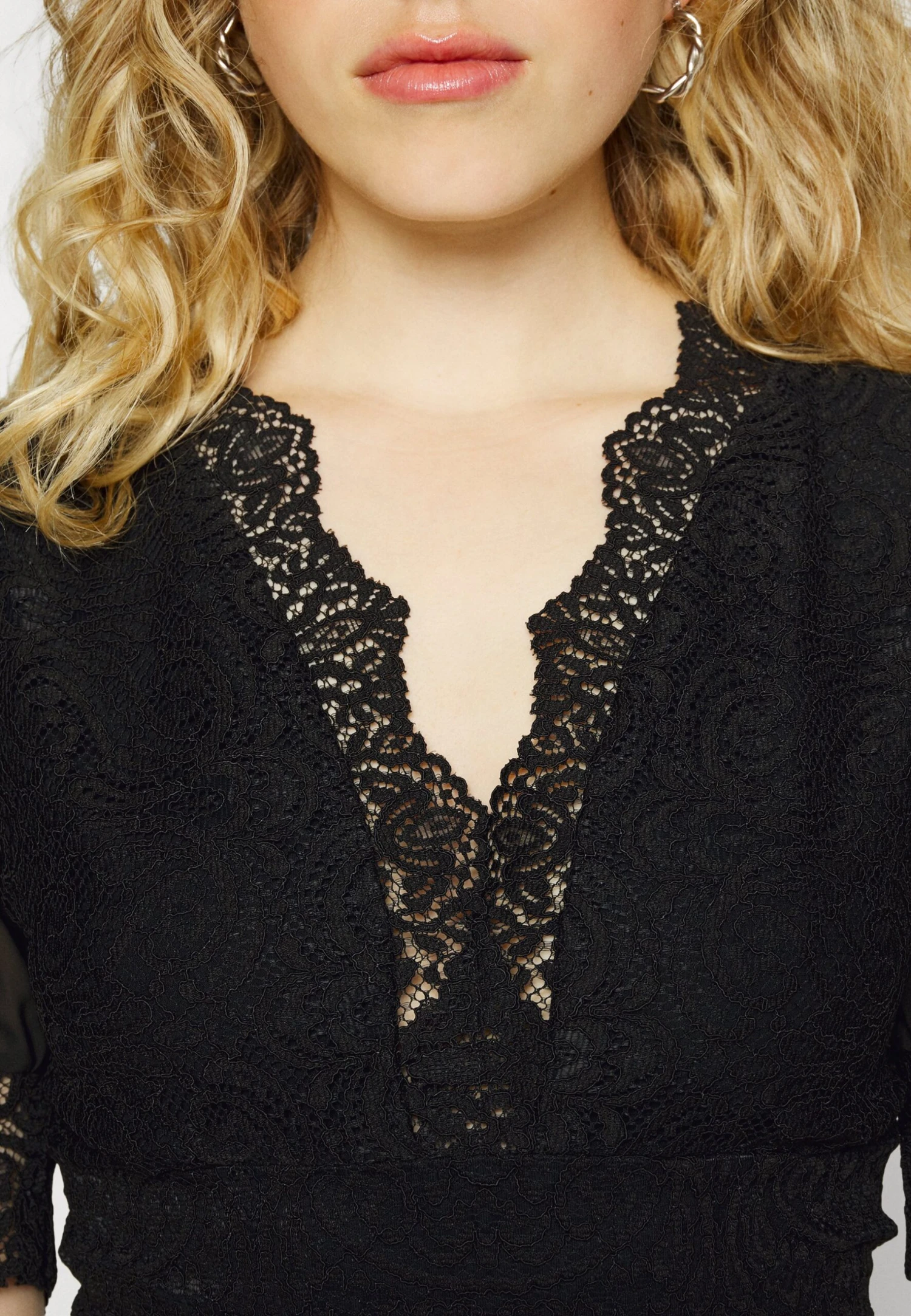 MORGAN Danai - Blouse - Noir 5 MORGAN Danai - Blouse - Noir - Afbeelding 5