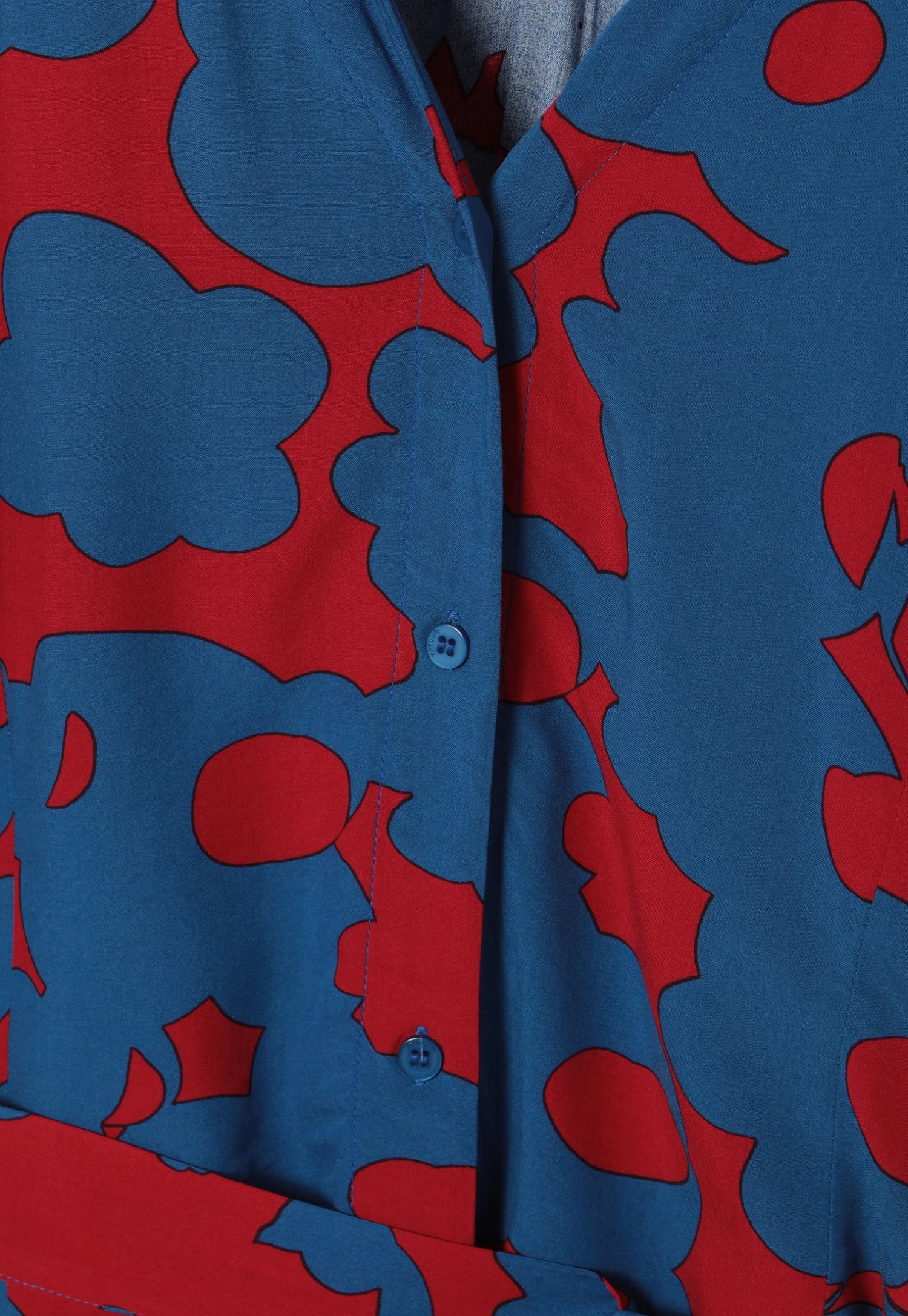 Kimadi - Blousejurk - Red 6 Kimadi - Blousejurk - Red - Afbeelding 6